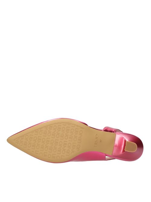 Faux leather slingback décolleté LIU JO | SA3141 EX013FUXIA